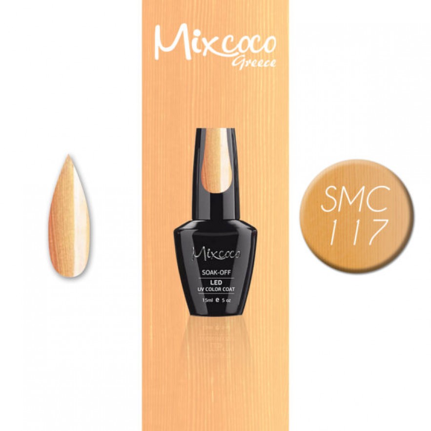 SMC 117 ΗΜΙΜΟΝΙΜΟ ΒΕΡΝΙΚΙ MIXCOCO 15ML (ΡΟΔΑΚΙΝΙ ΠΕΡΛΕ)