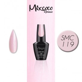 SMC 119 ΗΜΙΜΟΝΙΜΟ ΒΕΡΝΙΚΙ MIXCOCO 15ML (ΡΟΖ ΜΕΤΑΛΛΙΚΟ)