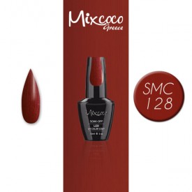 SMC 128 ΗΜΙΜΟΝΙΜΟ ΒΕΡΝΙΚΙ MIXCOCO 15ML (ΚΕΡΑΜΙΔΙ SHIMMER)