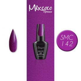 SMC 142 ΗΜΙΜΟΝΙΜΟ ΒΕΡΝΙΚΙ MIXCOCO 15ML (ΜΩΒ ΠΕΡΛΕ)