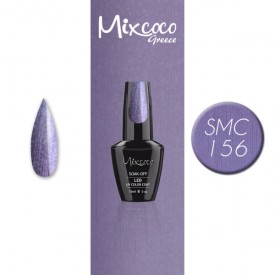 SMC 156 ΗΜΙΜΟΝΙΜΟ ΒΕΡΝΙΚΙ MIXCOCO 15ML (ΓΚΡΙ-ΜΩΒ ΜΕΤΑΛΛΙΚΟ)