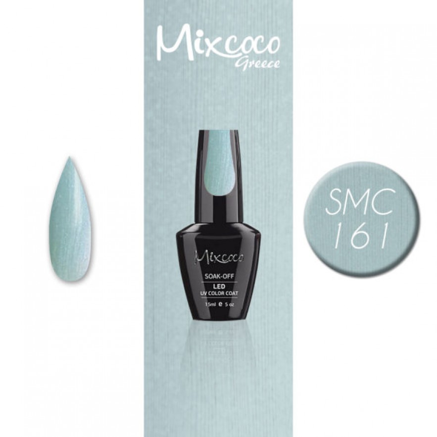 SMC 161 ΗΜΙΜΟΝΙΜΟ ΒΕΡΝΙΚΙ MIXCOCO 15ML (ΓΑΛΑΖΙΟ ΠΕΡΛΕ)