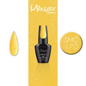 SMC 170 ΗΜΙΜΟΝΙΜΟ ΒΕΡΝΙΚΙ MIXCOCO 15ML (ΚΙΤΡΙΝΟ GLITTER)