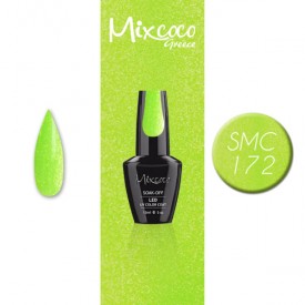 SMC 172 ΗΜΙΜΟΝΙΜΟ ΒΕΡΝΙΚΙ MIXCOCO 15ML (ΠΡΑΣΙΝΟ SHIMMER)