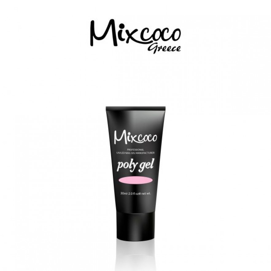 POLY GEL 30ML BLUSH PINK MIXCOCO