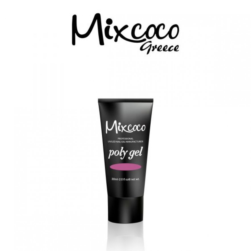 POLY GEL 30ML ΡΟΖ MIXCOCO