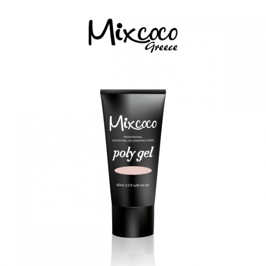 POLY GEL 60ML BEIGE CREAM MIXCOCO