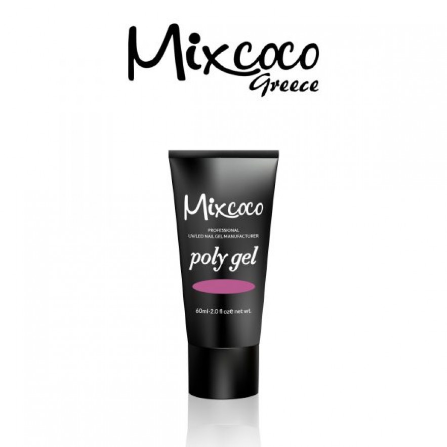 POLY GEL 60ML ΡΟΖ MIXCOCO