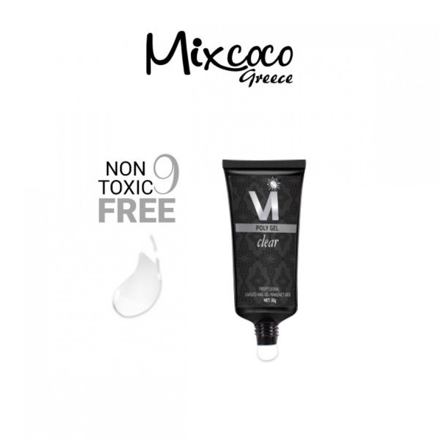 POLY GEL VI 30ML ΔΙΑΦΑΝΟ MIXCOCO