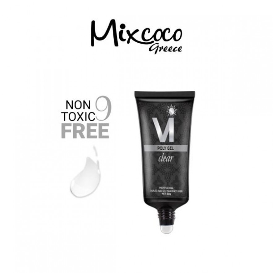 POLY GEL VI 60ML ΔΙΑΦΑΝΟ MIXCOCO