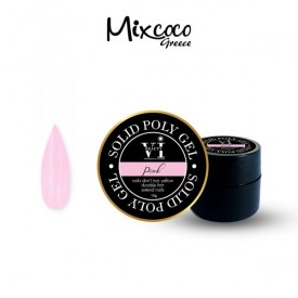 SOLID POLY GEL 15GR PINK MIXCOCO