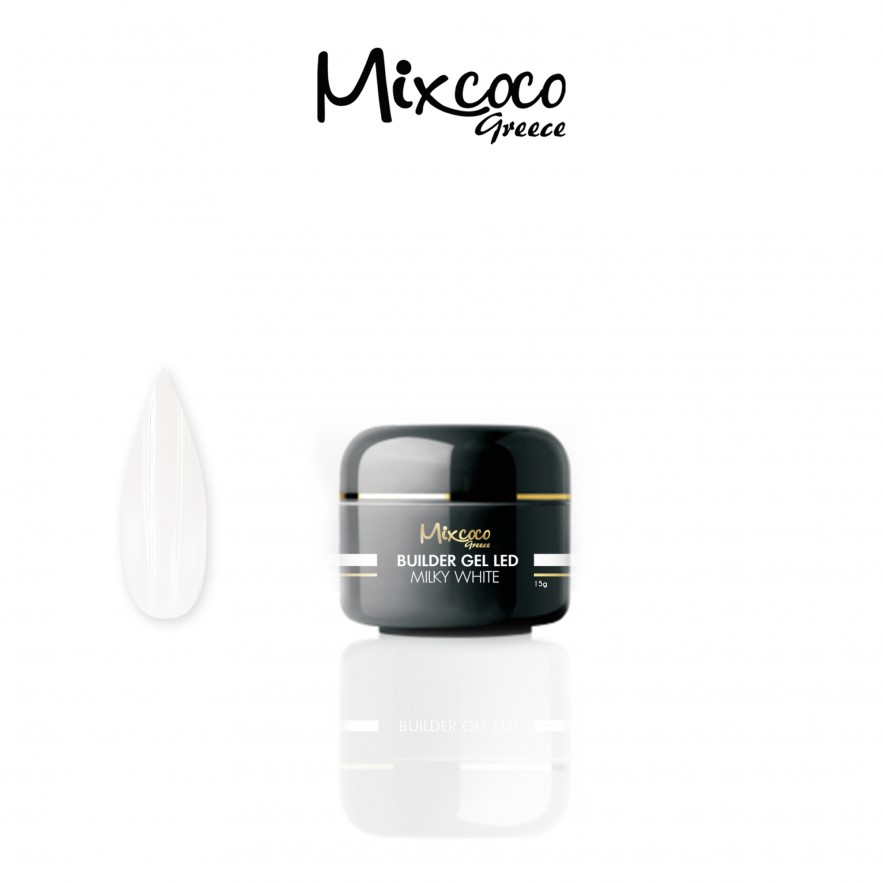 BUILDER GEL ΧΤΙΣΙΜΑΤΟΣ 15GR MILKY WHITE MIXCOCO