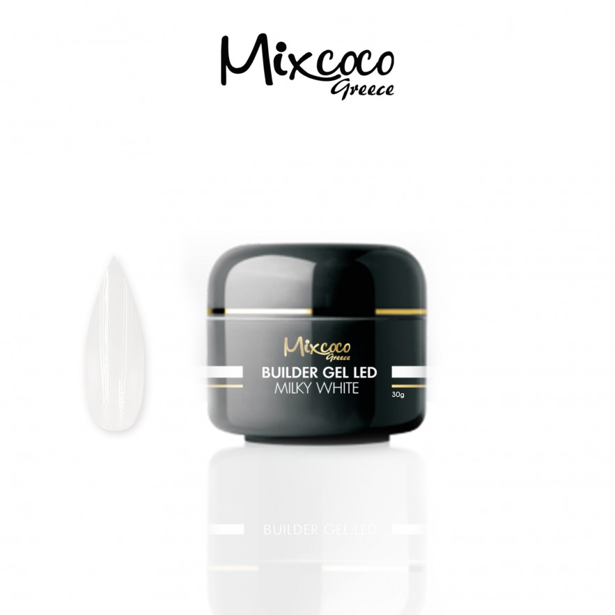 BUILDER GEL ΧΤΙΣΙΜΑΤΟΣ 30GR MILKY WHITE MIXCOCO