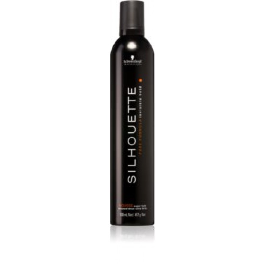 Silhouette Super Hold αφρός για τα μαλλιά ισχυρή αντοχή 500ml